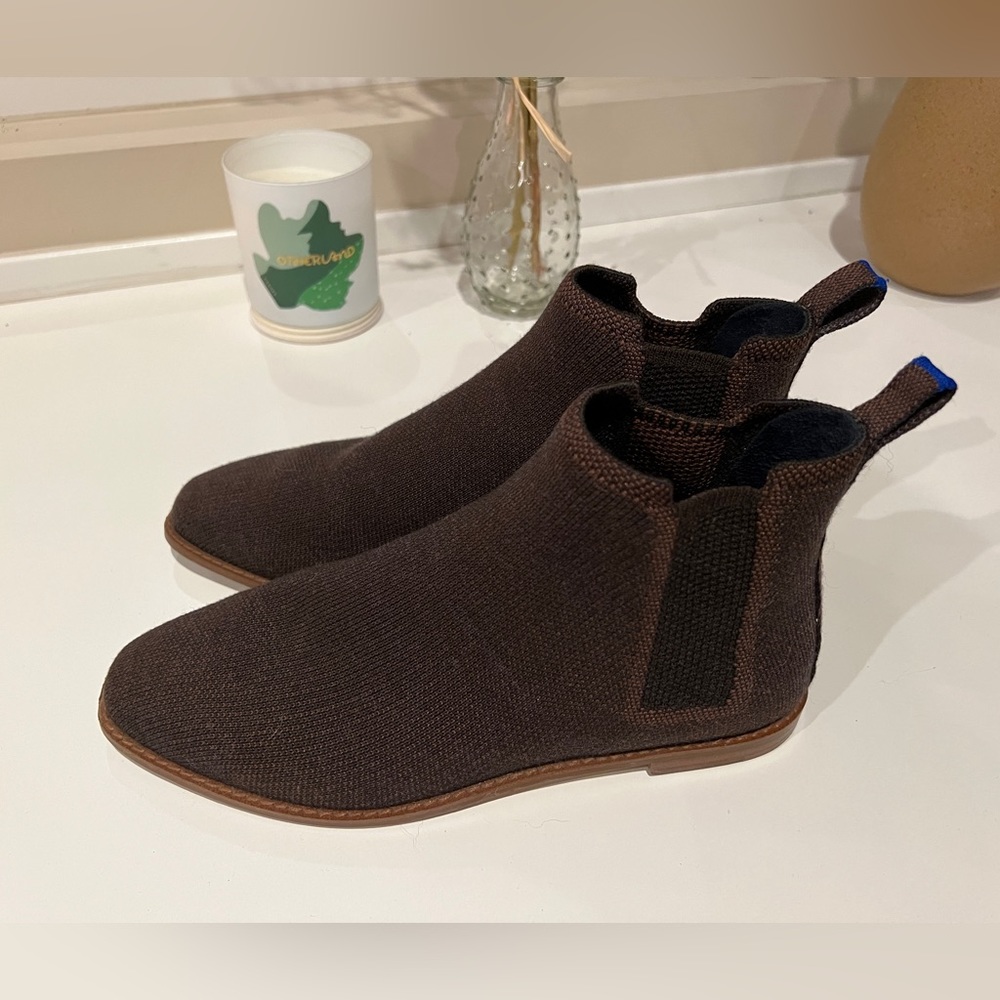 Rothy’s The Merino Ankle Boot | Cocoa Brown | Size 7